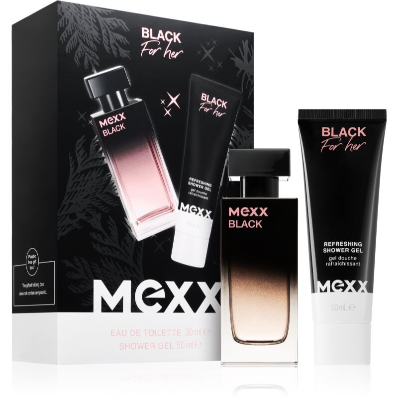 Mexx Black Woman dárková sada pro ženy 2 ks