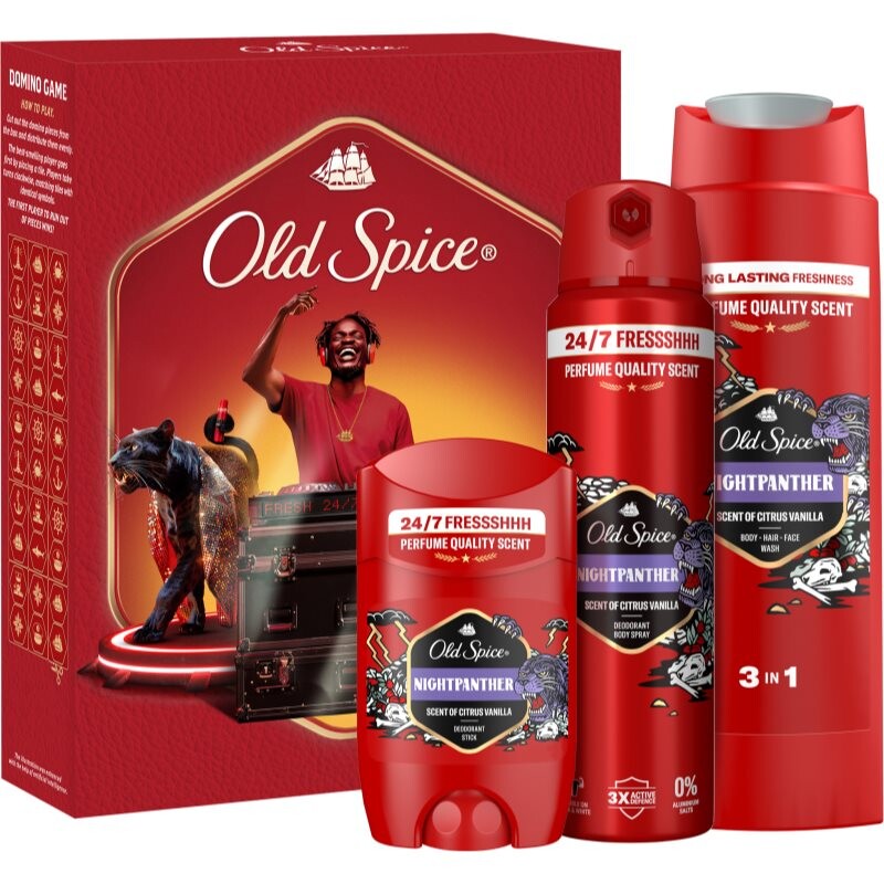 Old Spice Nightpanther DJ dárková sada pro muže