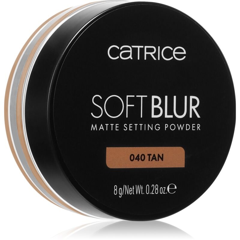 Catrice Soft Blur Matte sypký fixační pudr odstín 040 Tan 8 g