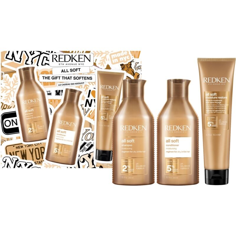 Redken All Soft dárková sada pro suché a křehké vlasy