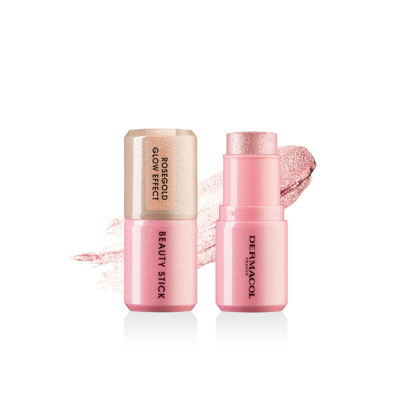 Dermacol Rozjasňovač v tyčince s diamantovým efektem (Beauty Stick) 7 g 1 ROSEGOLD GLOW EFFECT