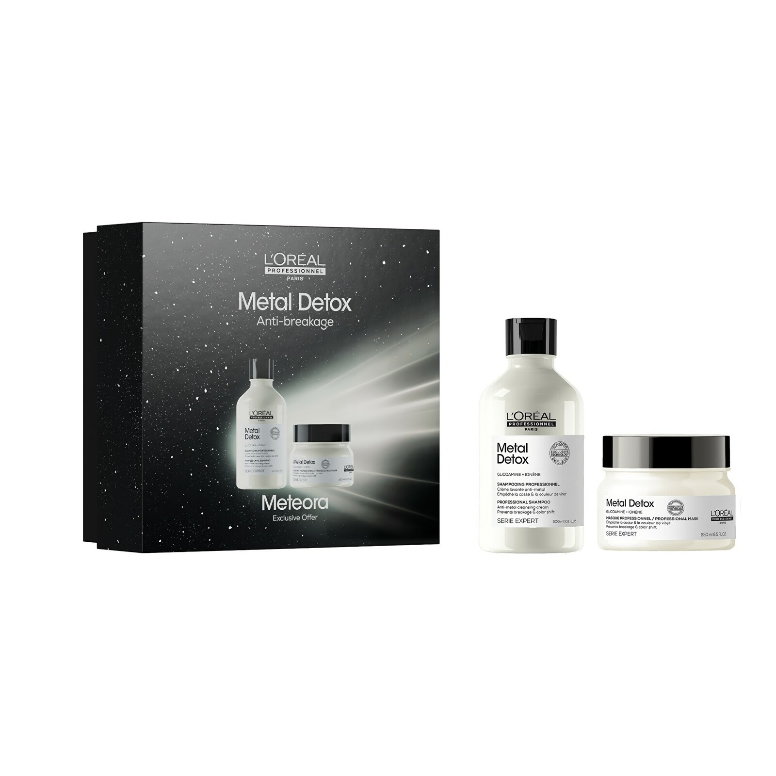 L'Oréal Professionnel Dárková sada péče o vlasy Metal Detox