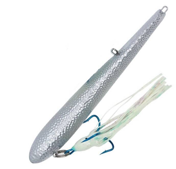 ICE fish Pilker Shadow Silver 250g s chobotnicí (pilkr)