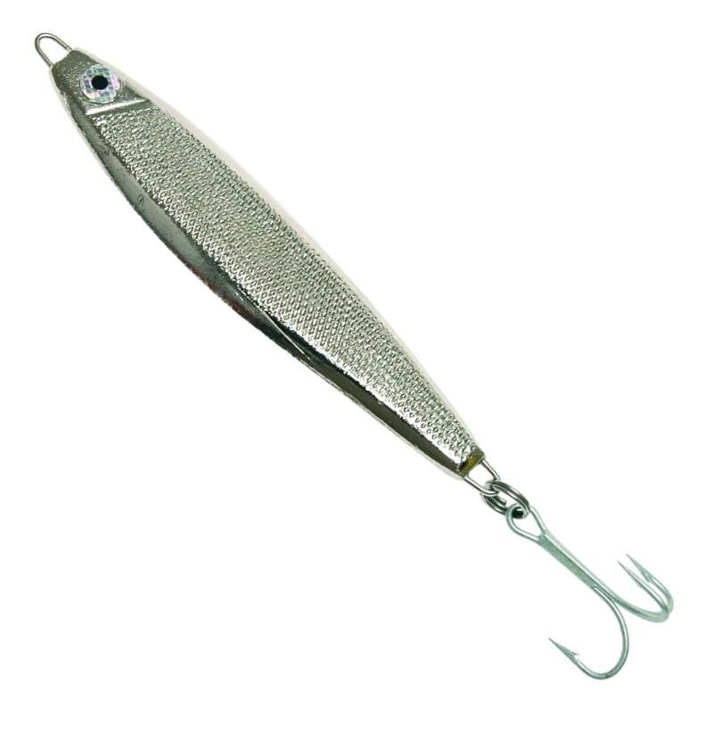 ICE fish Pilkin Ryba s trojháčkem stříbrný 7 - 60 g Hmotnost 16g