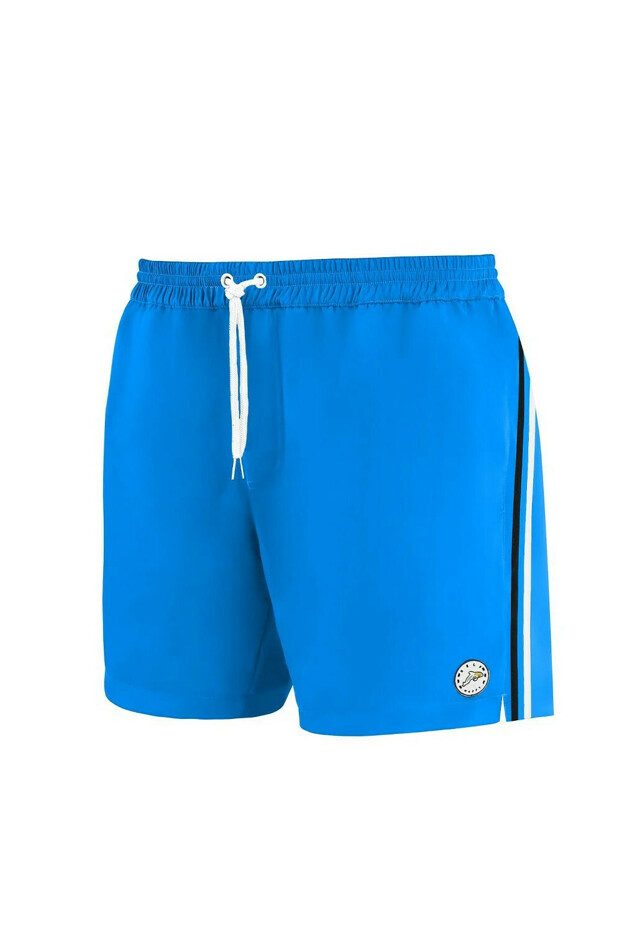 Pánské plavecké šortky Adventure SM33-12 Světle modrá - Self - L - světle modrá s bílou