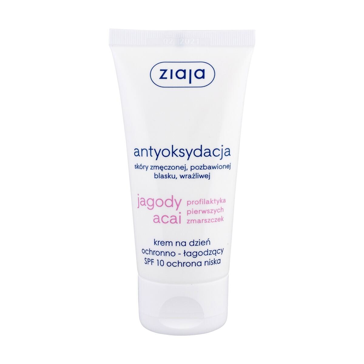 Ziaja Acai Berry Antioxidation SPF10 zklidňující pleťový krém 50 ml pro ženy