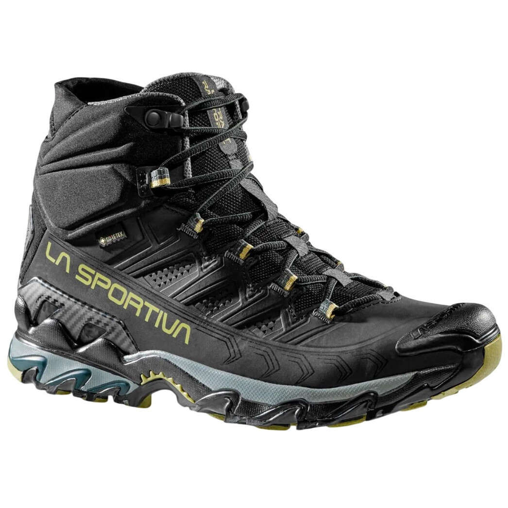 Pánské turistické boty La Sportiva Ultra Raptor II Mid Leather GTX Velikost bot (EU): 43,5 / Barva: černá