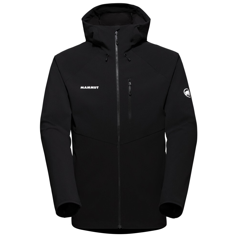 Pánská bunda Mammut Ultimate Comfort SO Hooded Jacket Men Velikost: L / Barva: černá