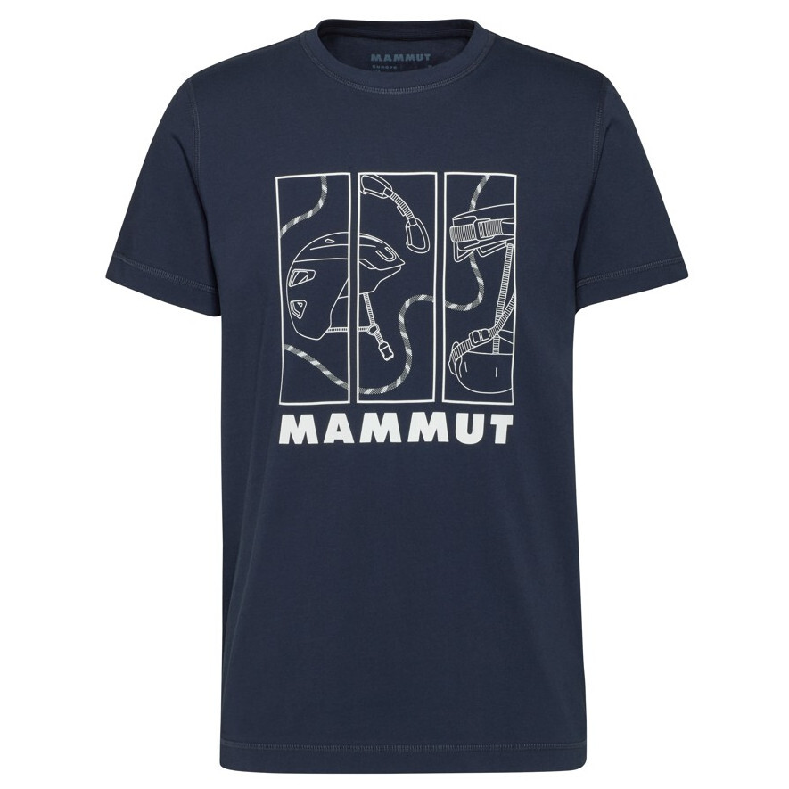Pánské triko Mammut Mammut Core T-Shirt Men Gear Velikost: L / Barva: modrá