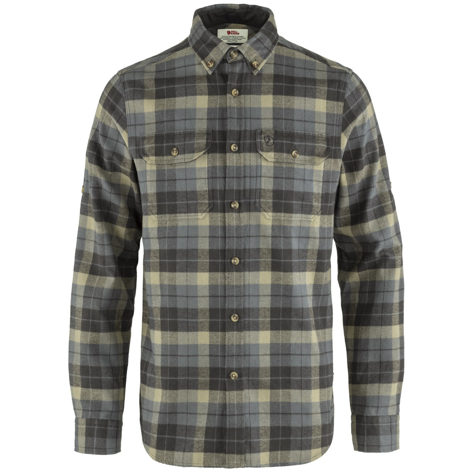 Pánská košile Fjällräven Singi Heavy Flannel Shirt M Velikost: L / Barva: šedá