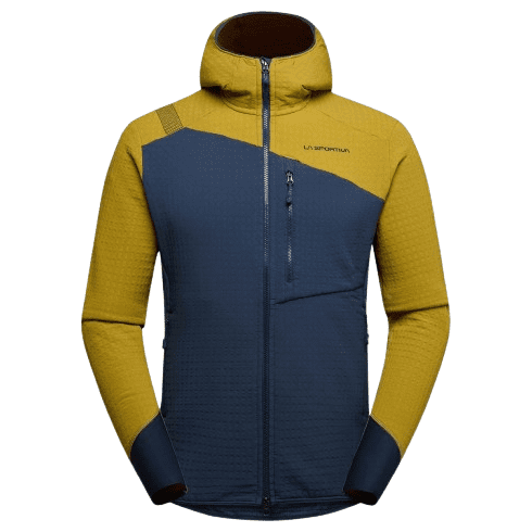 Pánská bunda La Sportiva Bristen Thermal Hoody M Velikost: M / Barva: modrá/zelená