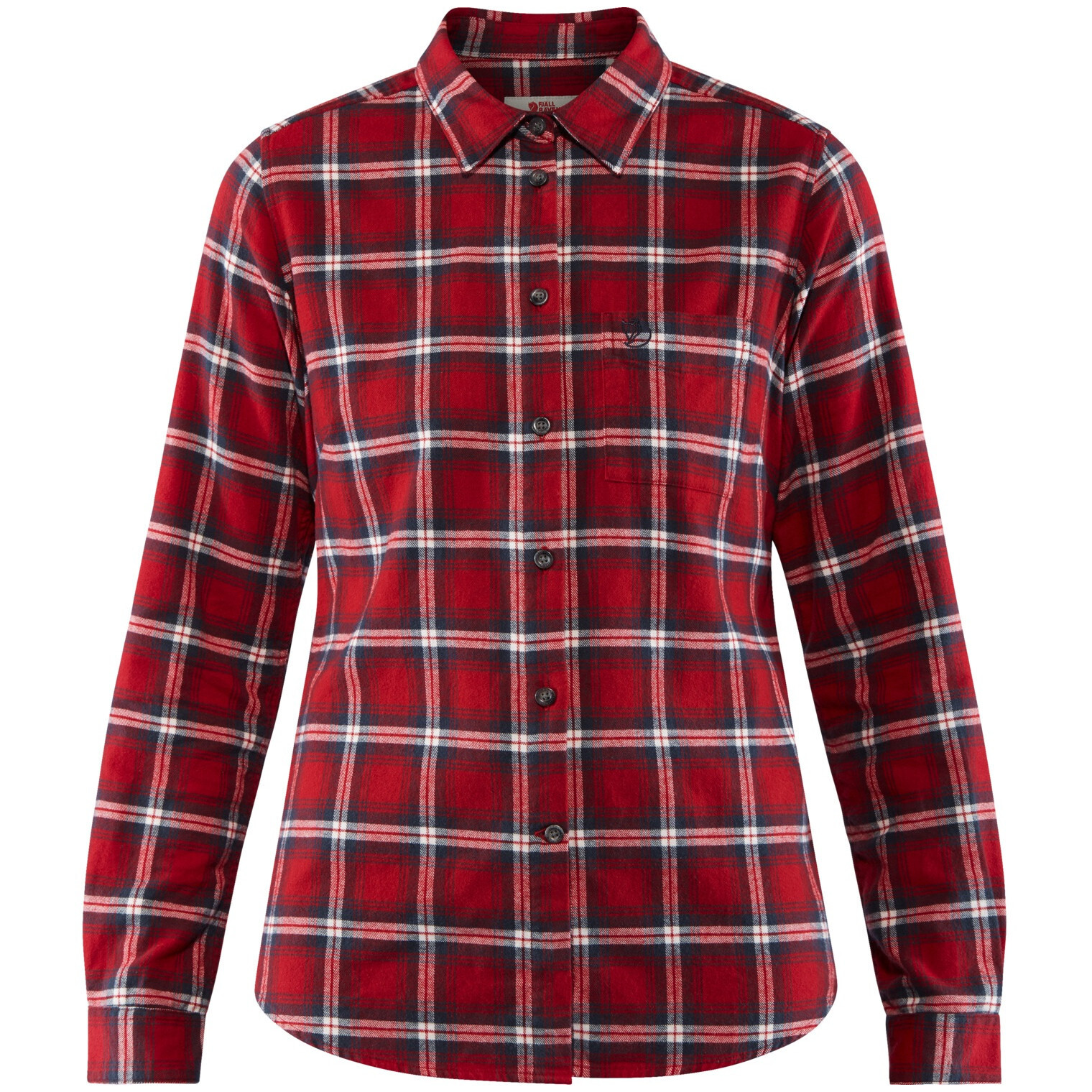 Dámská košile Fjällräven Övik Flannel Shirt W Velikost: M / Barva: červená