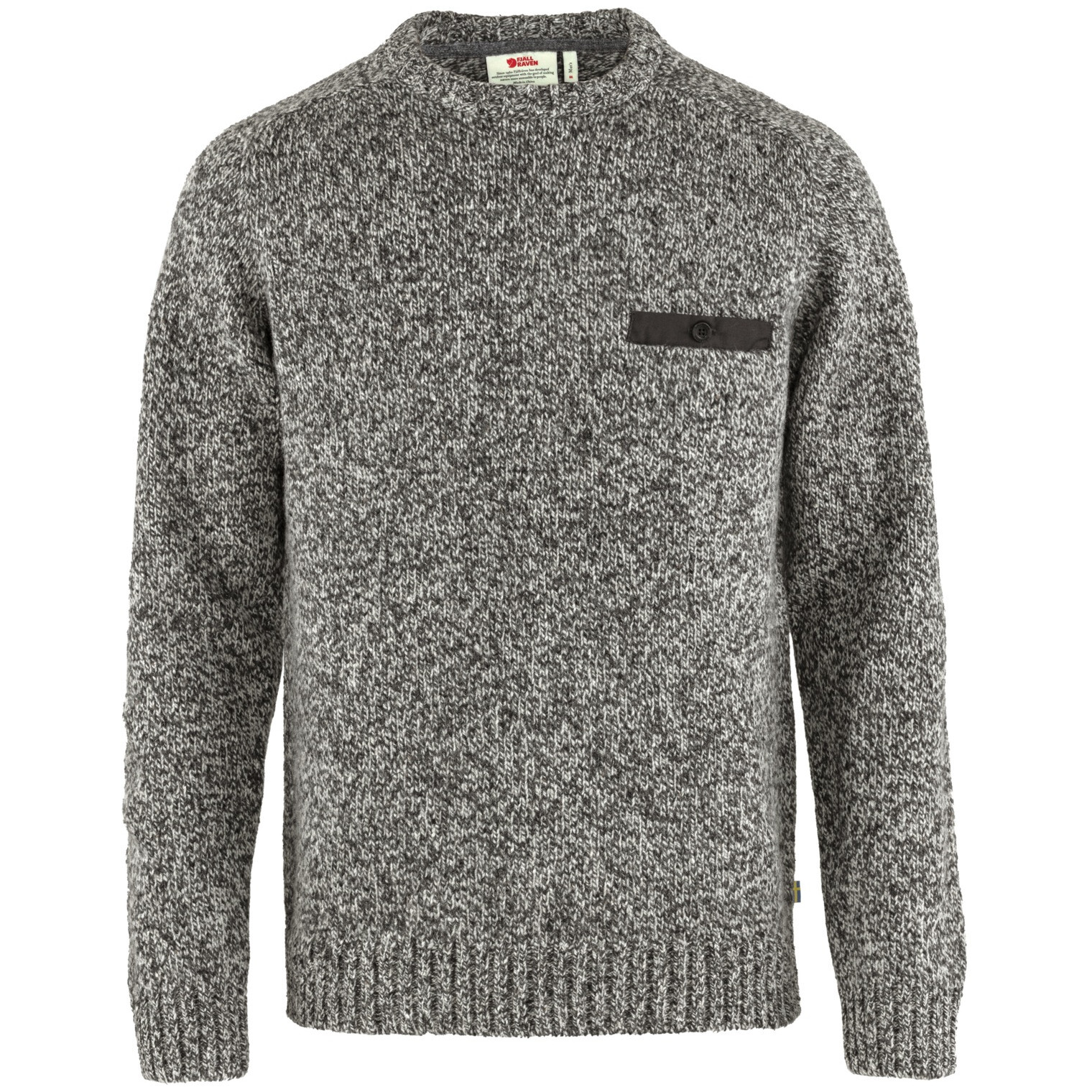 Pánský svetr Fjällräven Lada Round-neck Sweater M Velikost: L / Barva: šedá