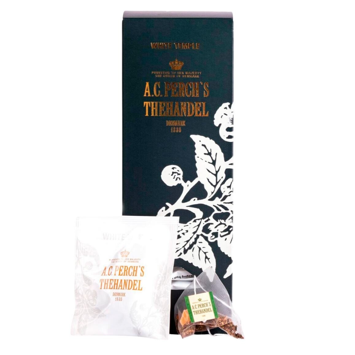 Bílý čaj WHITE TEMPLE, 25 čajových sáčků, A.C. Perch's Thehandel