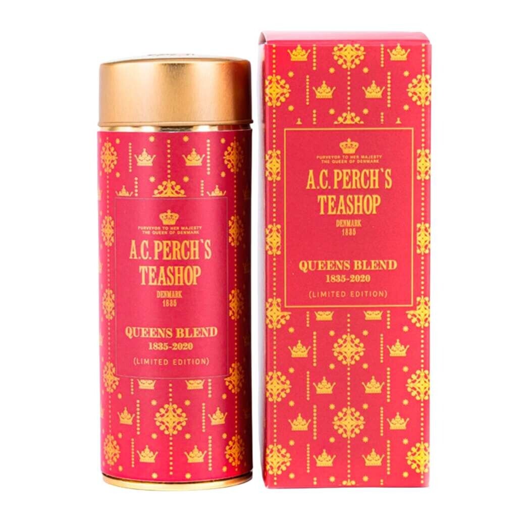 Černý čaj ICONICS QUEENS BLEND 75 g, plechovka, A.C. Perch's Thehandel