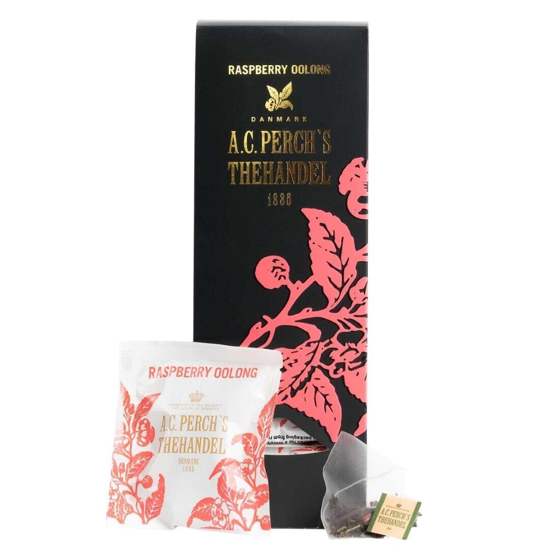 Oolong čaj RASPBERRY OOLONG, 25 čajových sáčků, A.C. Perch's Thehandel