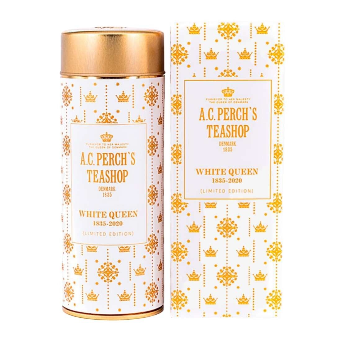 Bílý čaj ICONICS WHITE QUEEN 50 g, plechovka, A.C. Perch's Thehandel