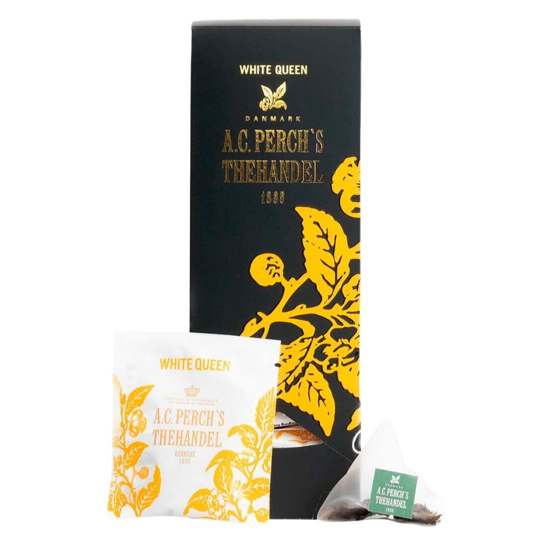 Bílý čaj WHITE QUEEN, 25 čajových sáčků, A.C. Perch's Thehandel