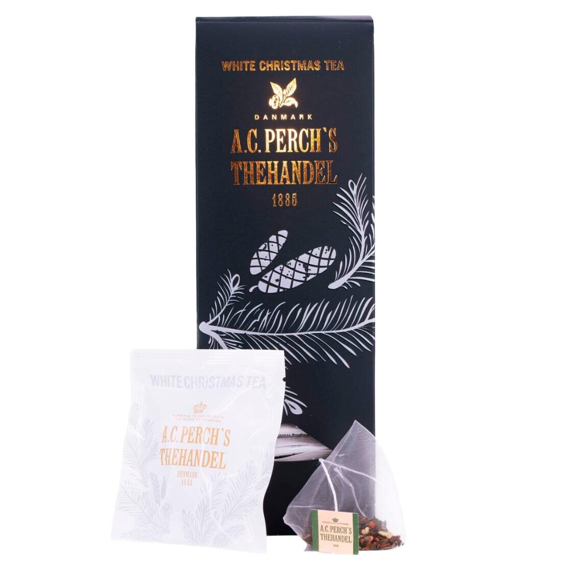 Bílý čaj WHITE CHRISTMAS TEA, 25 čajových sáčků, A.C. Perch's Thehandel