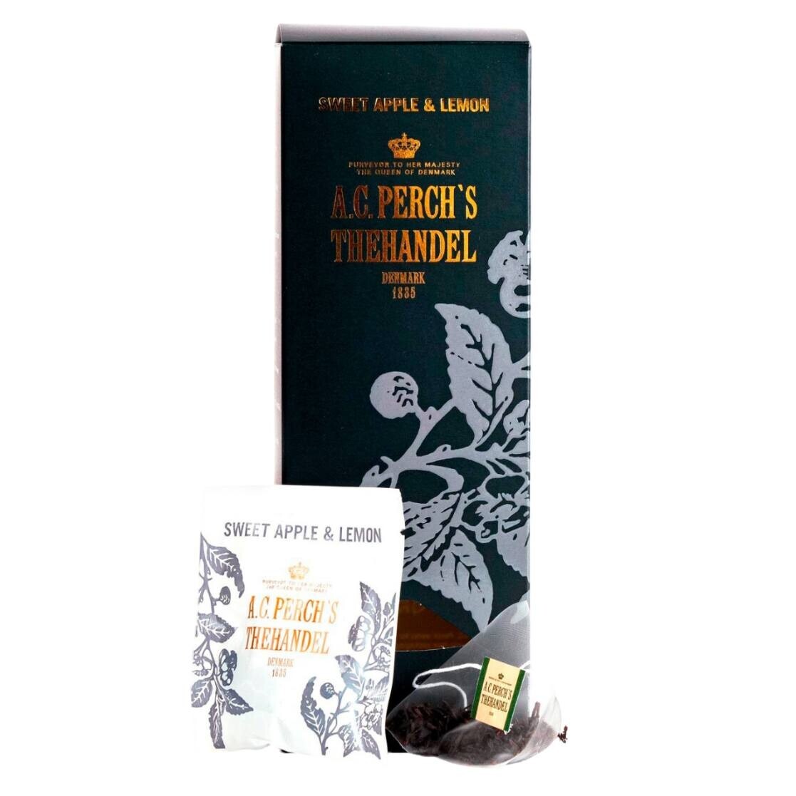 Černý čaj SWEET APPLE & LEMON, 25 čajových sáčků, A.C. Perch's Thehandel