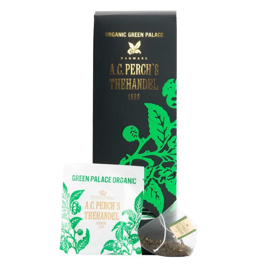 Zelený čaj GREEN PALACE, 25 čajových sáčků, A.C. Perch's Thehandel