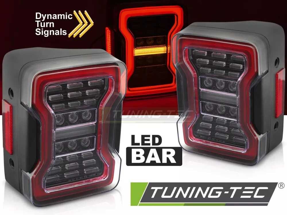 CHRYSLER JEEP WRANGLER JK 07-18 LED BLACK