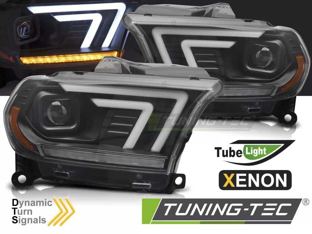 XENON HEADLIGHTS BLACK TUBE SEQ fits DODGE DURANGO 10-13