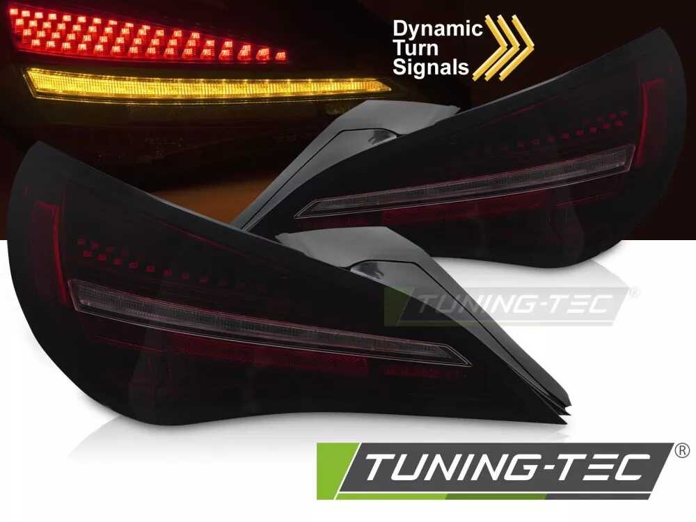 LED TAIL LIGHTS SEQ BLACK RED SMOKE fits MERCEDES CLA C117 13-16 OE BULB