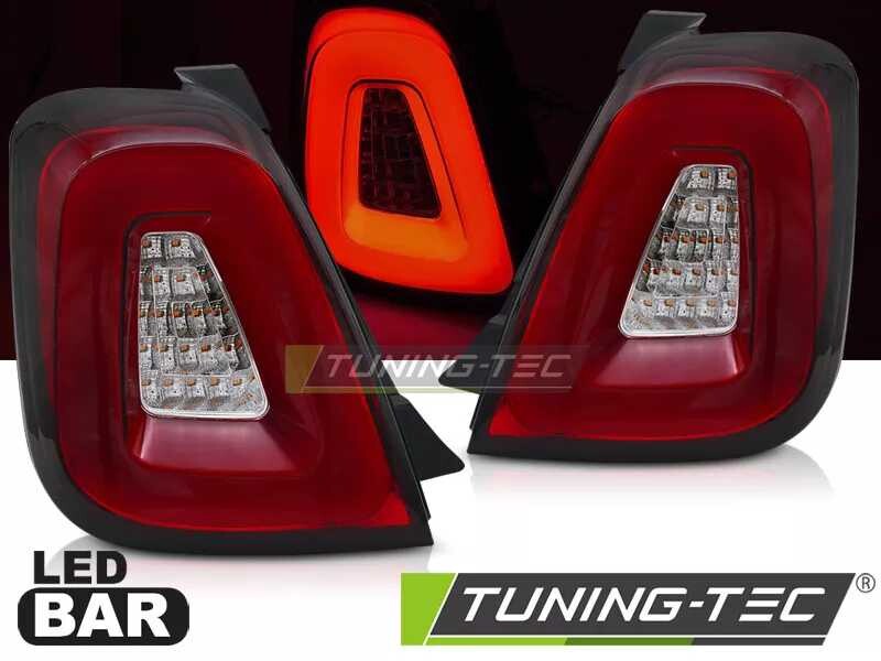 FIAT 500 15-20 RED LED BAR