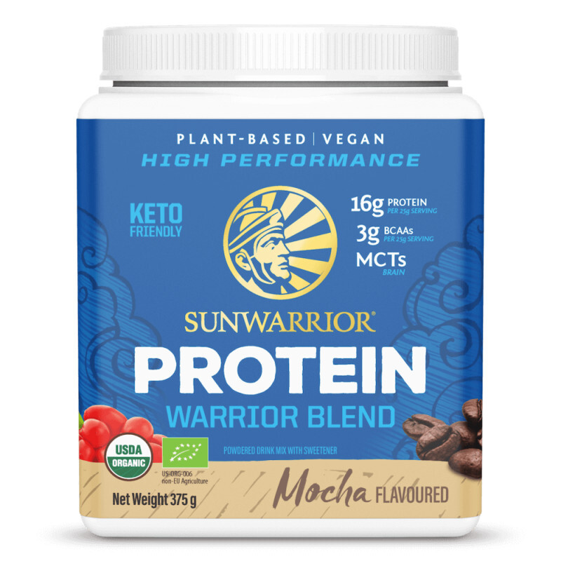 SLEVA: Protein Blend BIO mocha, prášek EXP 8/11/2025 Sunwarrior