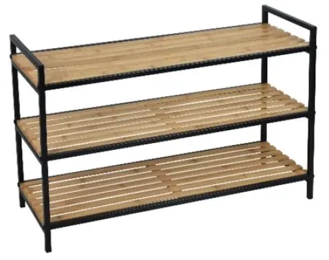 Botník se 3 policemi Fargo, bambus