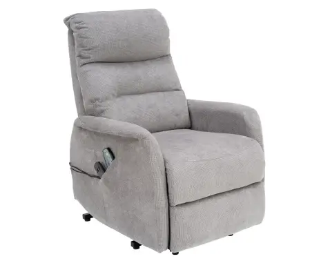 Masážní křeslo s polohováním Legacy, šedá látka