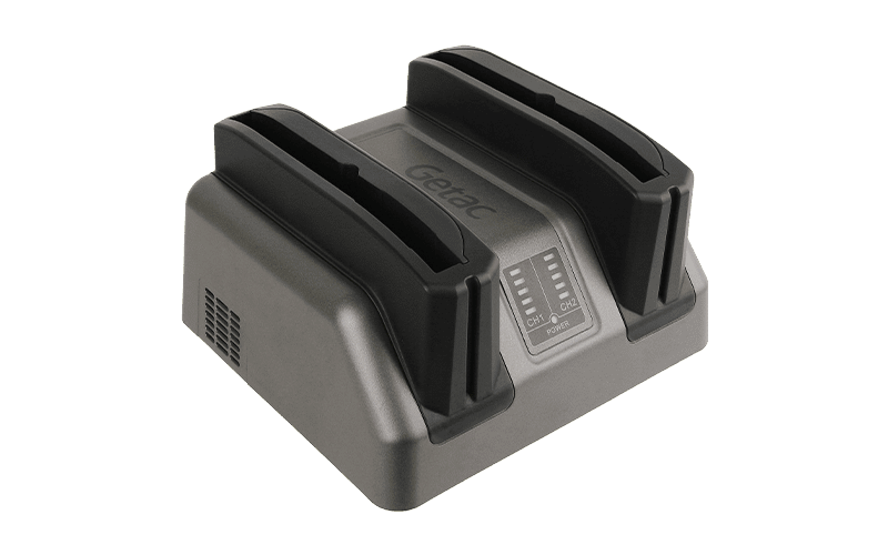 Getac GCMCKE battery charging station, 2 slots, UK