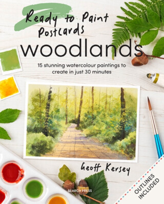 Ready to Paint Postcards: Woodlands - Geoff Kersey