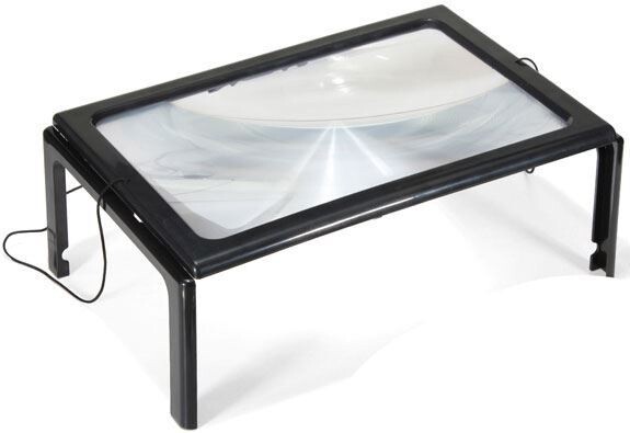 Čtecí lupa A4 v rámečku s LED světlem 2121