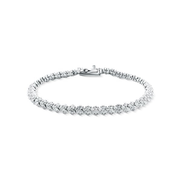 Náramek se syntetickými kameny 166-258-0091 18-10.80g