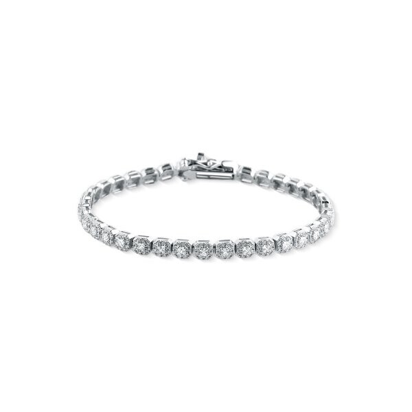 Náramek se syntetickými kameny 166-258-0021 18-11.45g