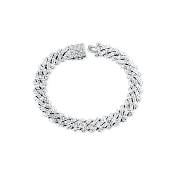 Náramek se syntetickými kameny 166-258-0060 19-40.00g