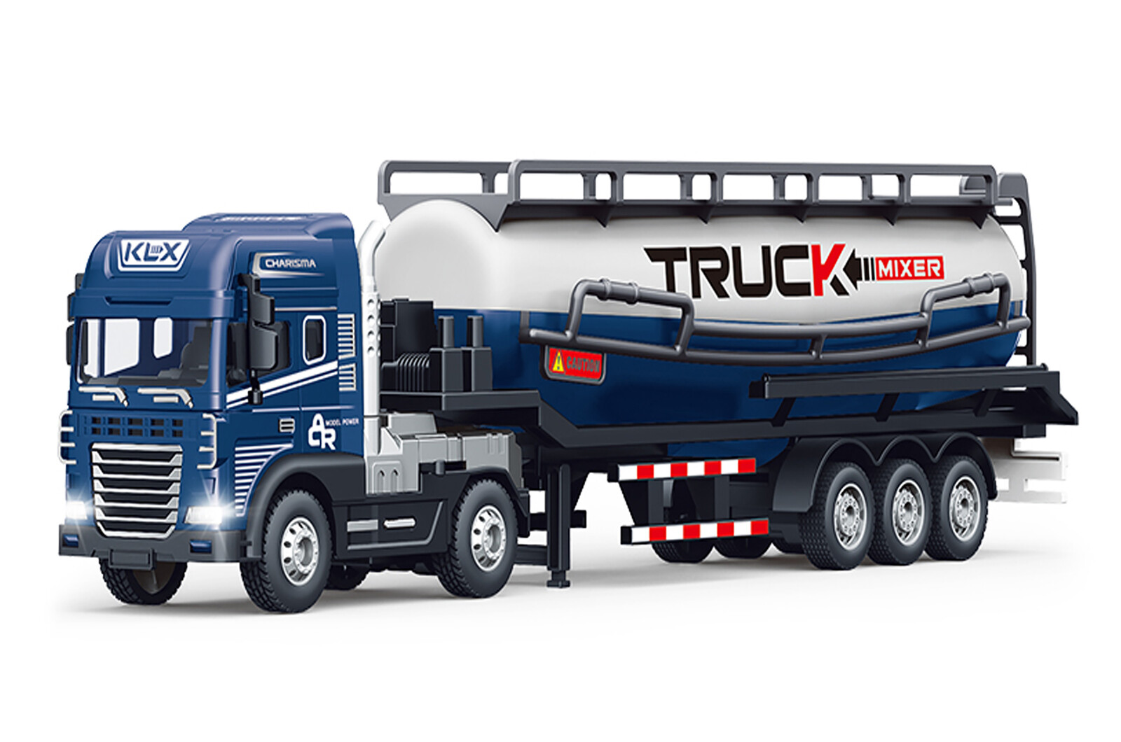 Auto kovové tahač cisterna s efekty 40 cm