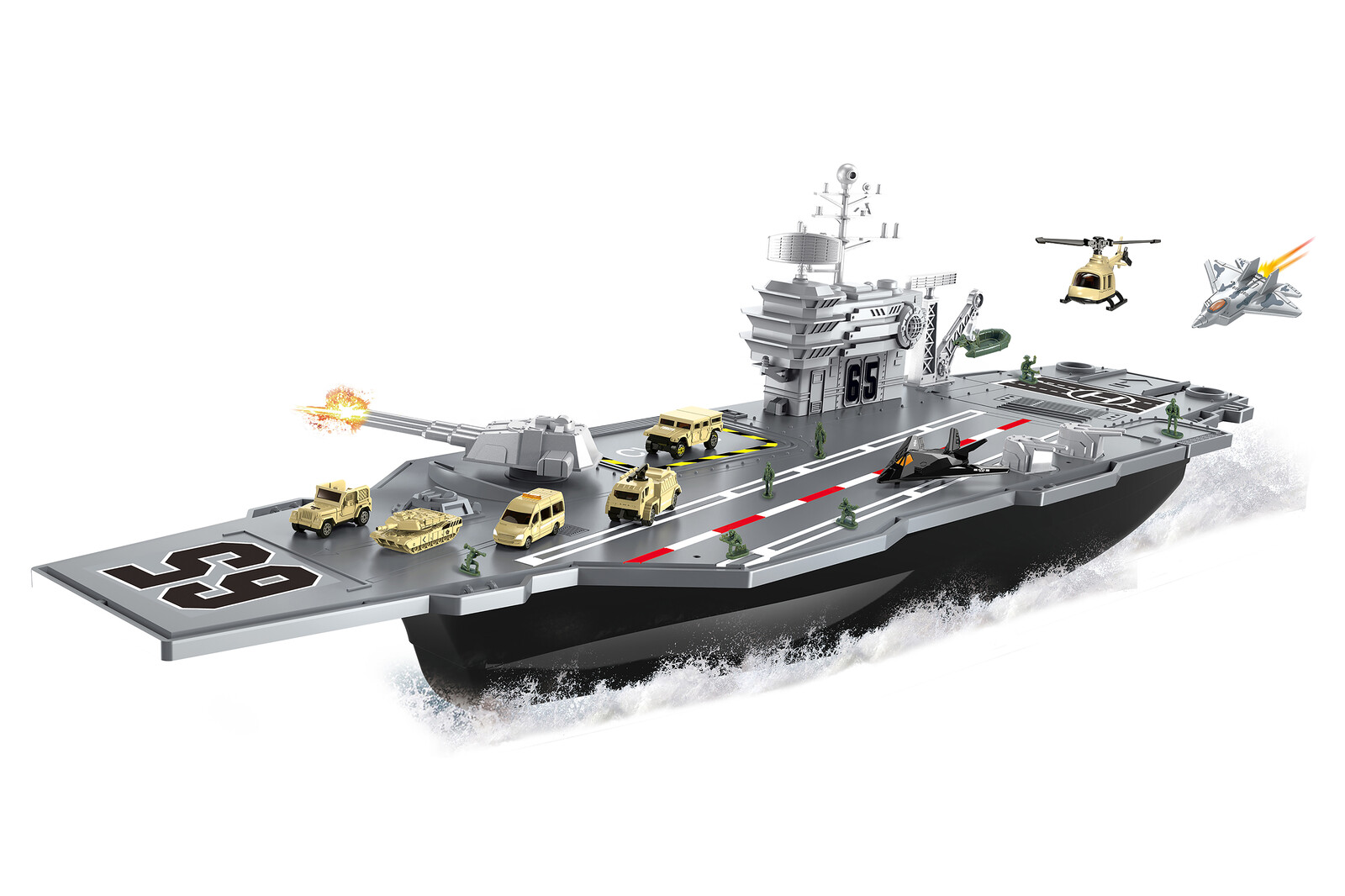 Letadlová loď 86x19x21 cm