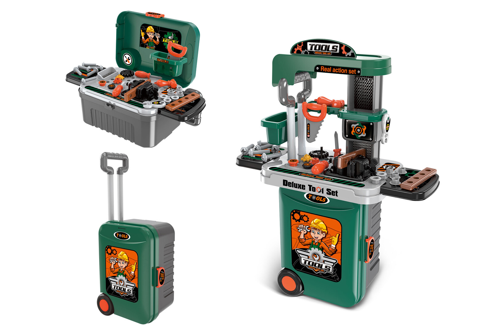 Nářadí stolek kufřík set 38 cm