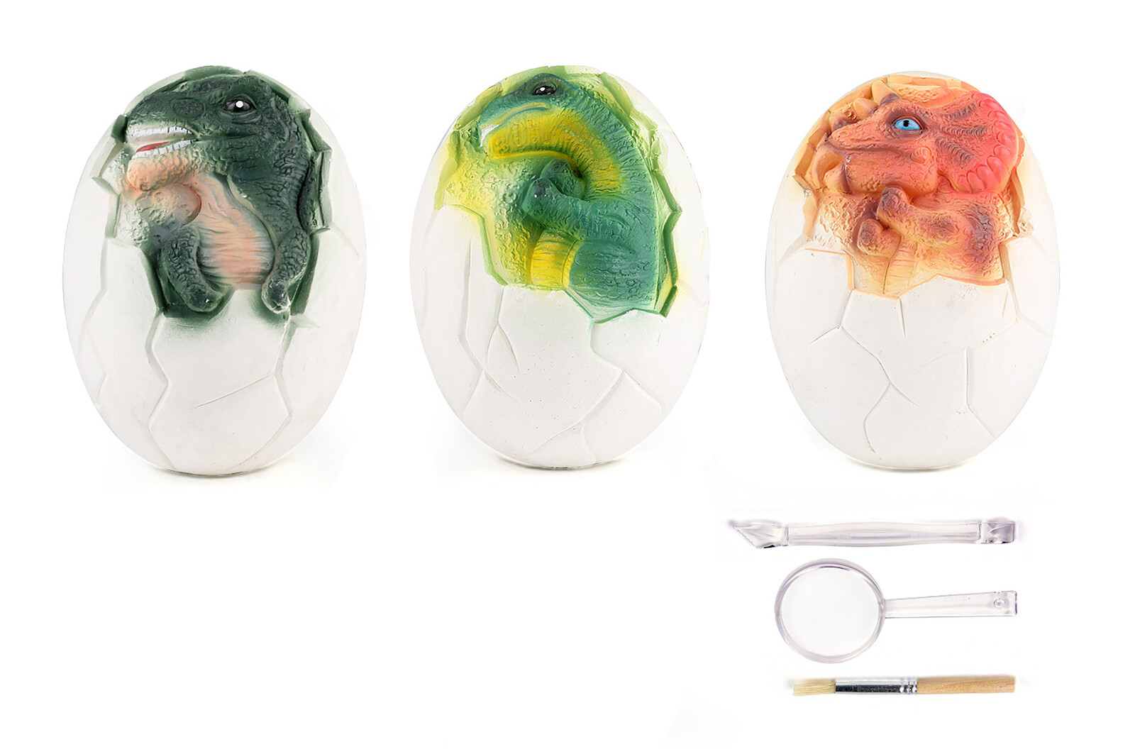 Vykopávka vejce dinosaurus 11 cm