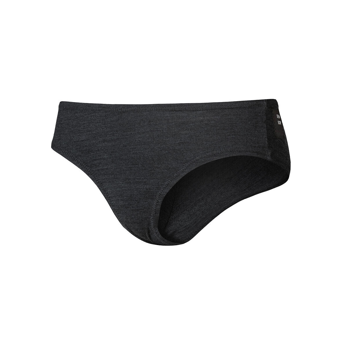 SENSOR MERINO CORDURA dámské kalhotky brazilky černá Velikost: XL