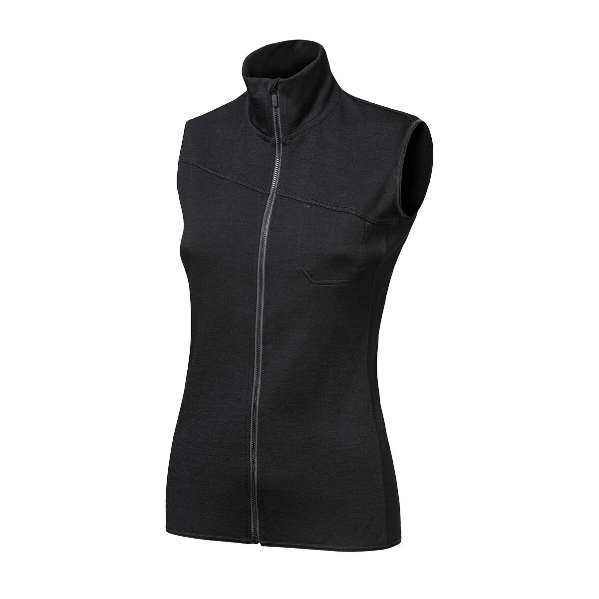 SENSOR MERINO EXTREME UP dámská vesta černá Velikost: XL