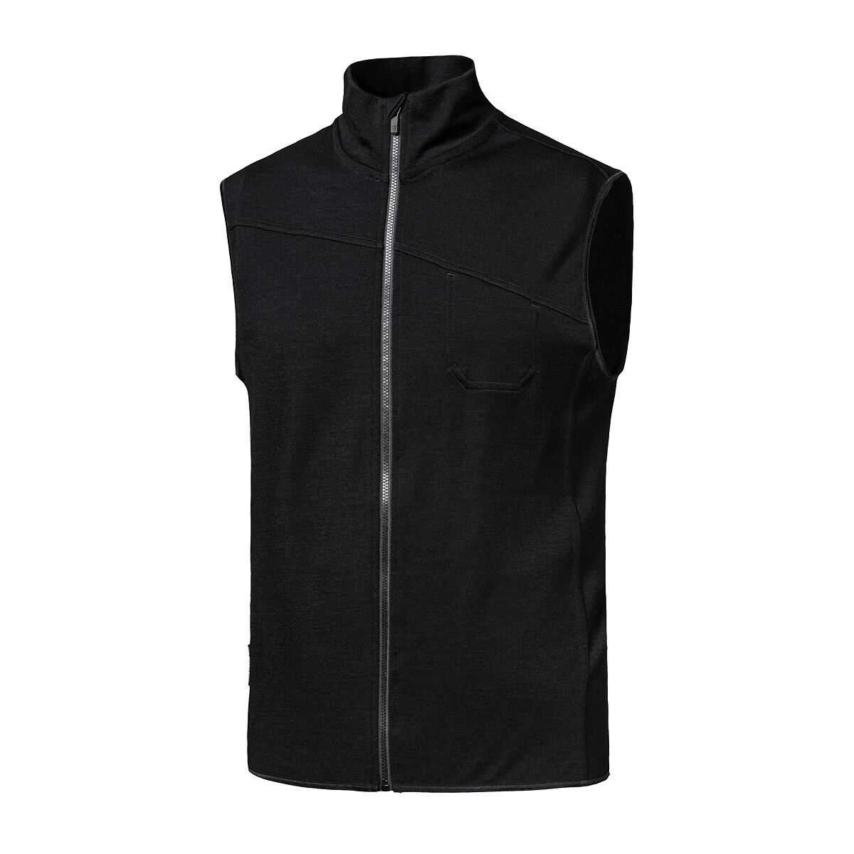 SENSOR MERINO EXTREME UP pánská vesta černá Velikost: S