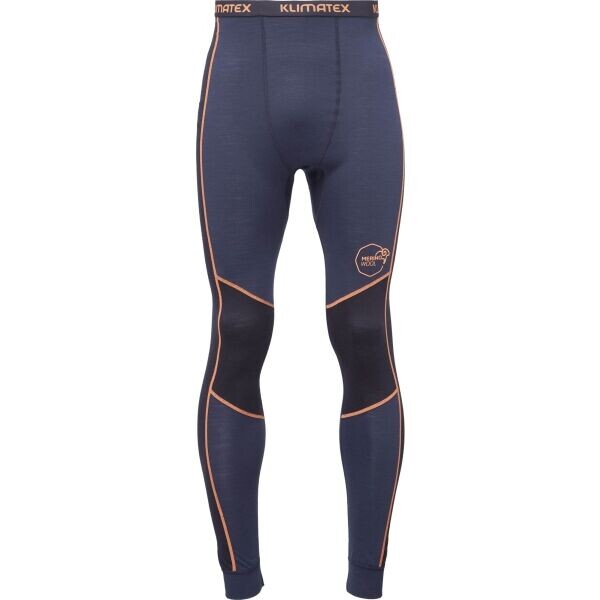 Klimatex TASHUN MERINO Pánské merino blend spodky, tmavě modrá, velikost