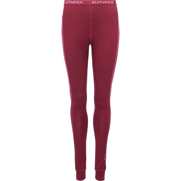 Klimatex VEYA MERINO Dámské merino spodky, vínová, velikost