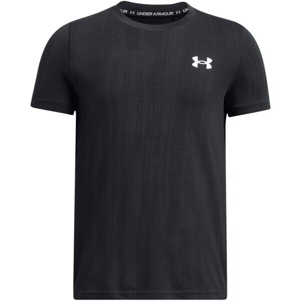 Under Armour VANISH SEAMLESS TEE Chlapecké tréninkové triko, černá, velikost L