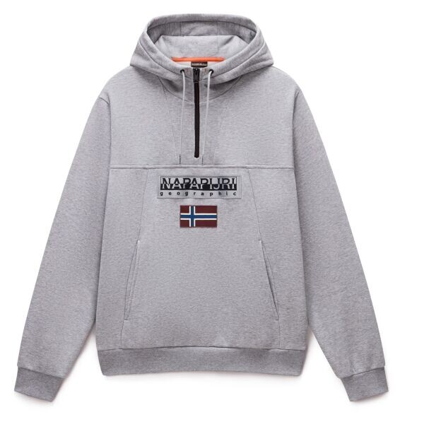 Napapijri BURGEE Pánská mikina, šedá, velikost
