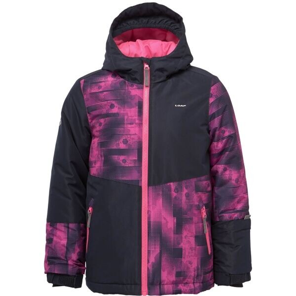 LOAP CUPRA Dětská lyžařská bunda, černá, velikost